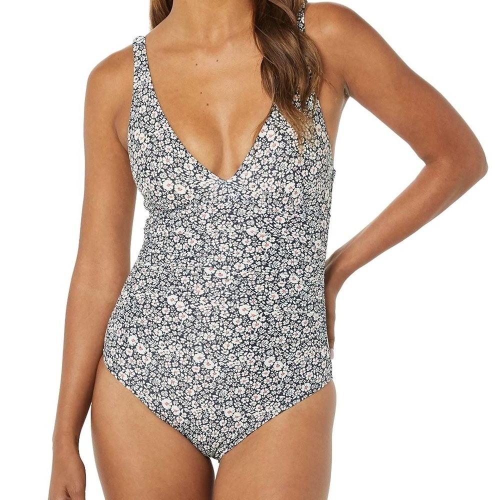 AMAZON ESSENTIALS WOMEN'S TUMMY CONTROL SHAPING FLORAL SWIMSUIT SIZE 00 NEW
